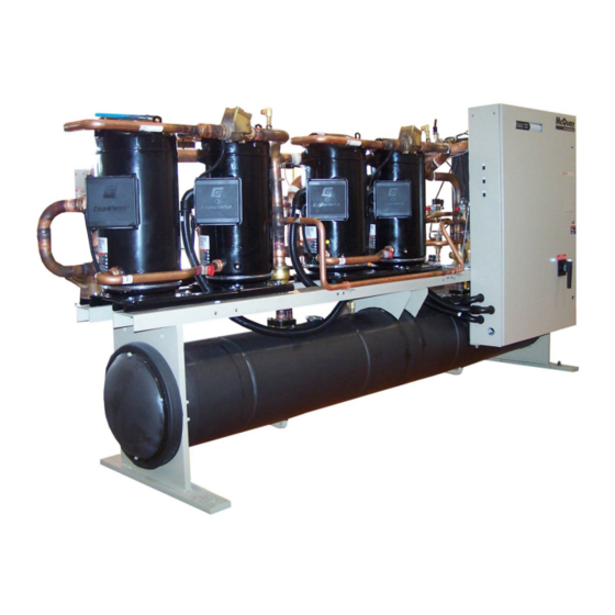 McQuay TGZ 040A Compressor Water Heater Manuals