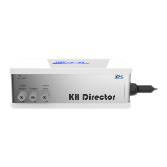 GHL KH Director Instruction Manual