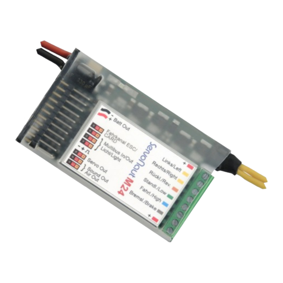 Servonaut M24 Speed Controller Manuals