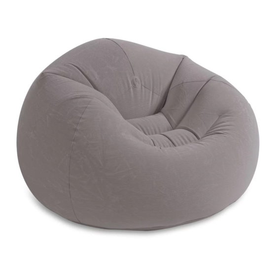 Intex Air Furniture Beanless Bag 12 Manual