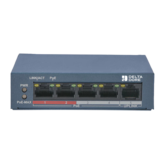 DELTA DORE PoE SW4 Installation Manual