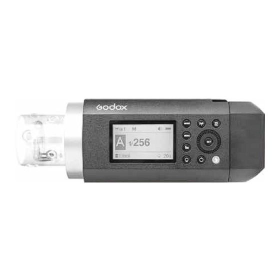 Godox WITSTRO AD400 Pro Instruction Manual