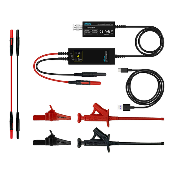 Micsig MDP Series Quick Manual