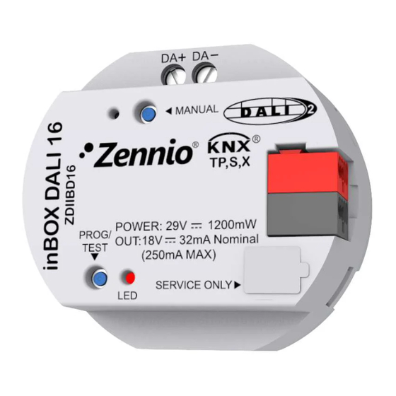 Zennio inBOX DALI 16 Technical Documentation