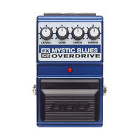 Dod FX 102 Mystic Blues Overdrive Manual