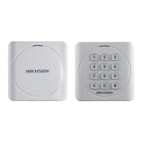 HIKVISION DS-K1801 Series User Manual