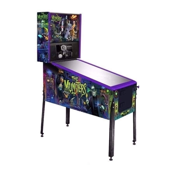 Stern Pinball The Monsters Service And Operation Manual