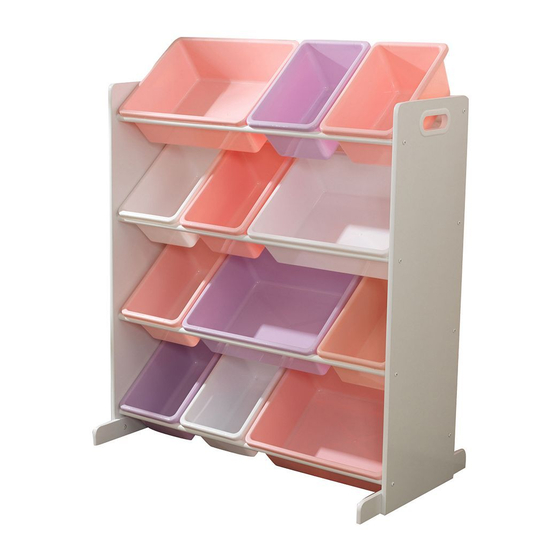 KidKraft Sort It & Store It Bin Unit 15450B Quick Start Manual