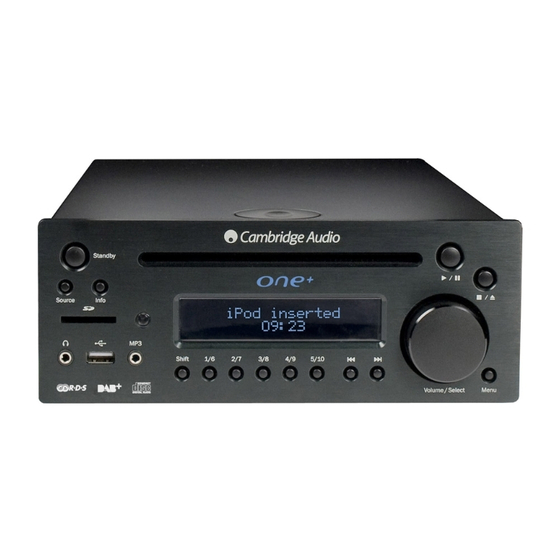 Cambridge Audio One+ Brochure & Specs