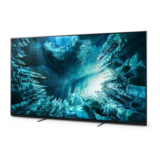 Sony BRAVIA KD-85ZH8 Reference Manual