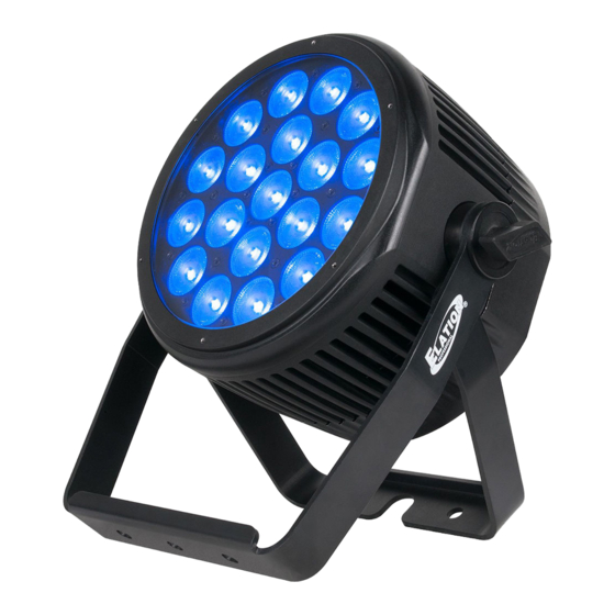 User Manuals: Elation SEVEN PAR 19IP IP65 Outdoor Rated