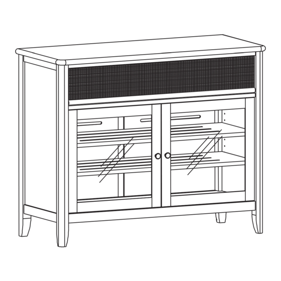 Whittier Wood Furniture Pacific 2089AFGSP Assembly Instructions Manual