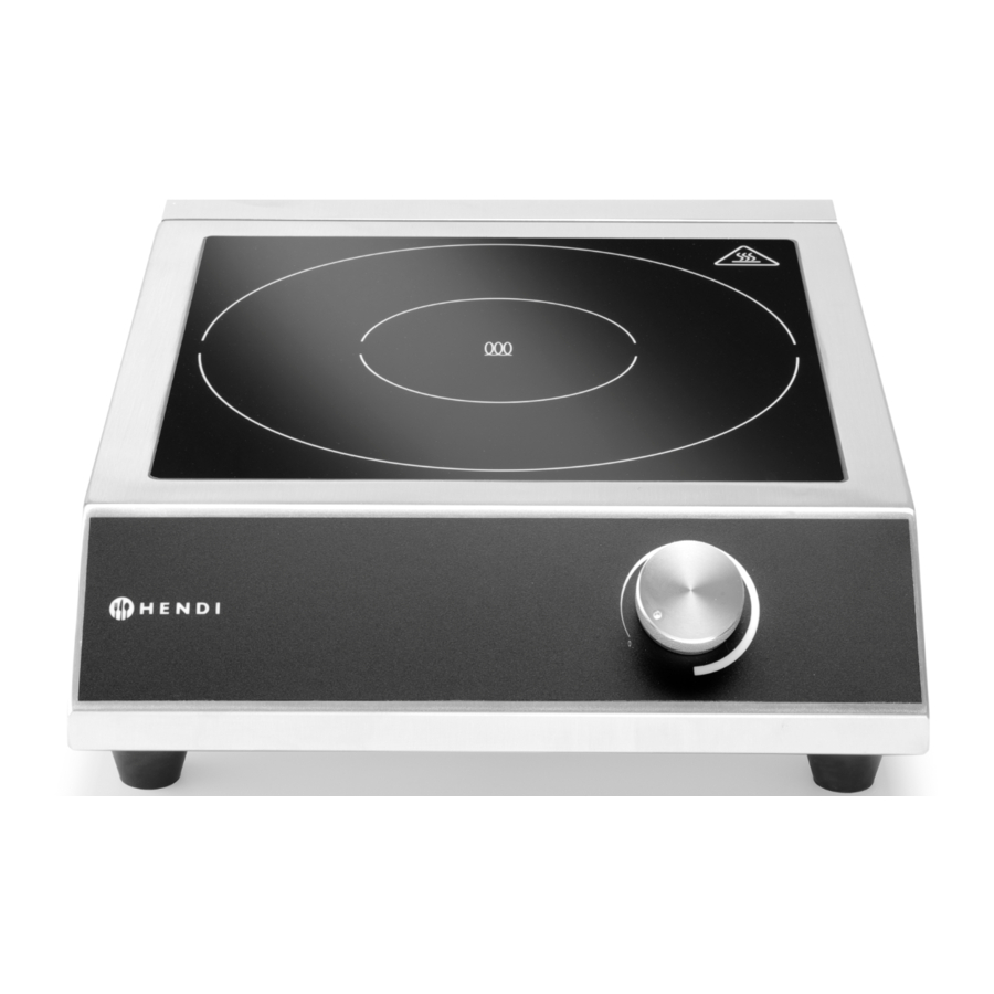 HENDI 3500 M, 239780 - Induction Cooker Manual
