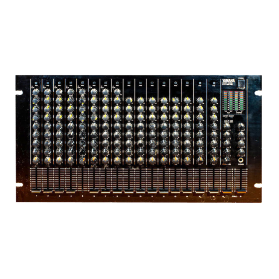 Yamaha MV1602 Operation Manual
