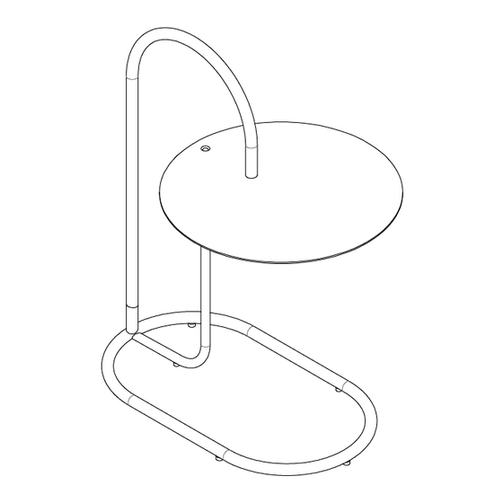 URBAN OUTFITTERS LOOPY SIDE TABLE Assembly Instructions