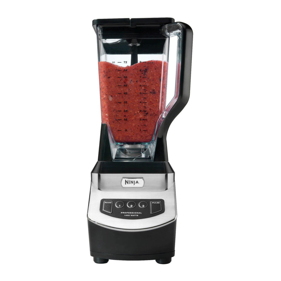 Ninja NJ600 Series, NJ600WMC - Blender Manual