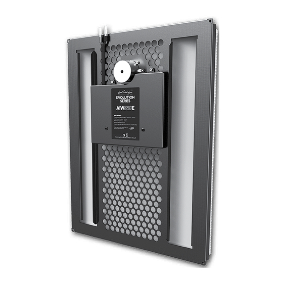 Amina Evolution AIW150E Installation Manual