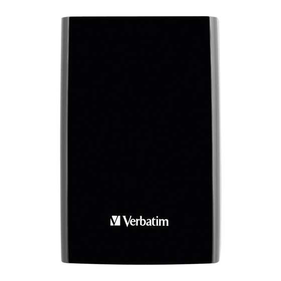 Verbatim Store'n'Go SuperSpeed USB 3.0 Manuals