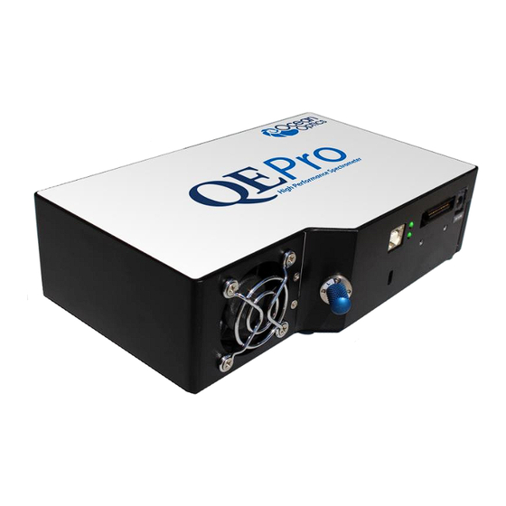Ocean Optics QE Pro Installation And Operation Manual