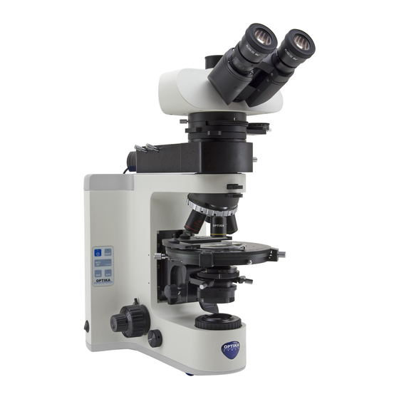 Optika Italy B-1000 Series Microscopy Manuals