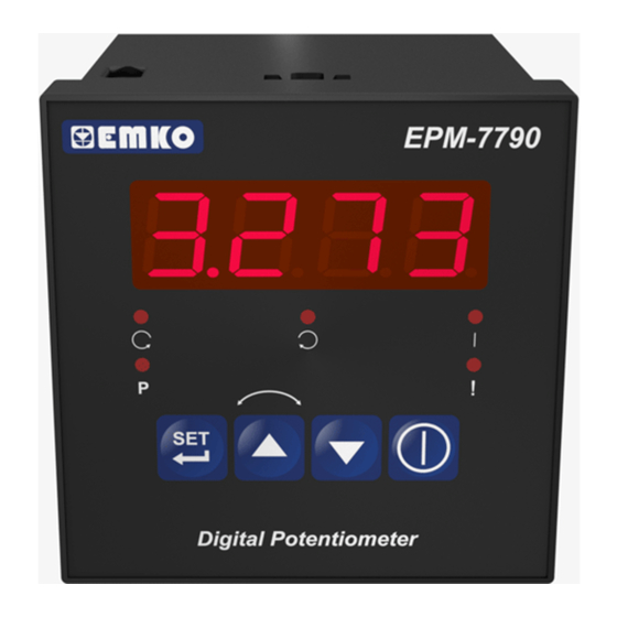 EMKO EPM-7790 Instruction Manual