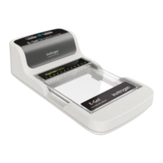 Thermo Scientific Invitrogen E-Gel G8000 Quick Start Manual