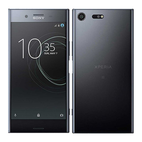 Sony Xperia XZ Premium User Manual