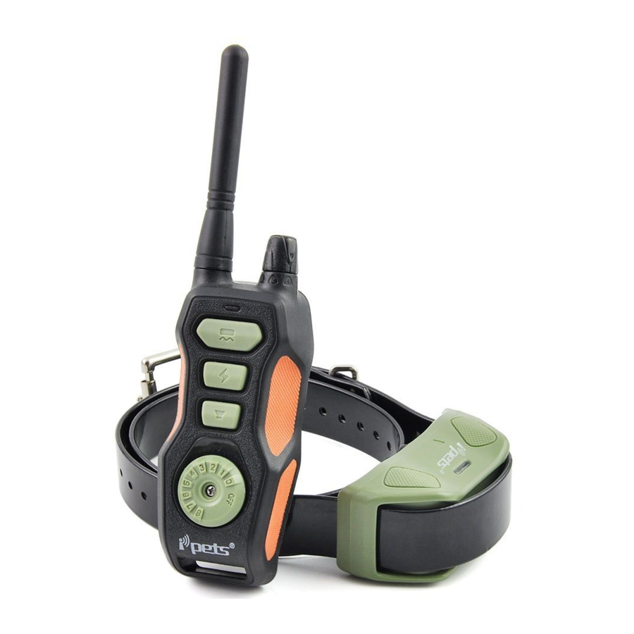 iPets PET618 - Dog Training Collar Manual