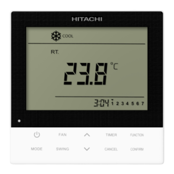 Hitachi HCWA21NEHH Manuals