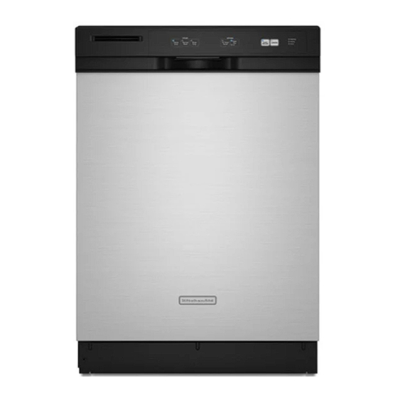 KitchenAid KUDS30IVBS - 24" Dishwasher Parts List