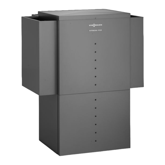 Viessmann VITOCAL 350-A Operating Instructions Manual