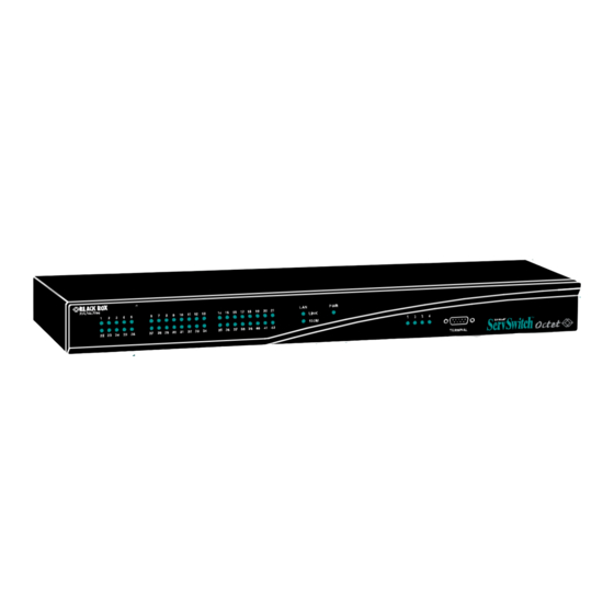 Black Box ServSwitch Octet KV1700 User Manual