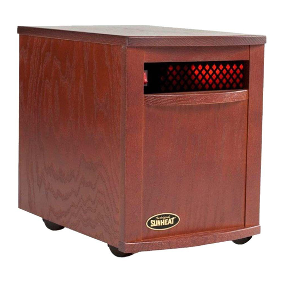 Sunheat 1500 Operation Manual And Warranty