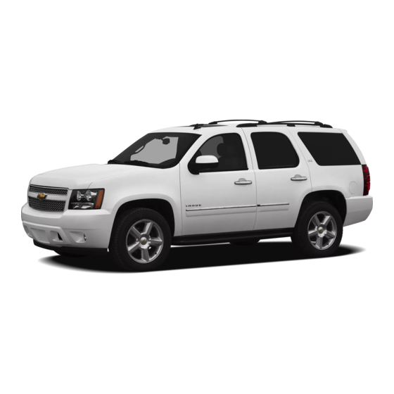 Chevrolet 2009 tahoe Getting To Know Manual