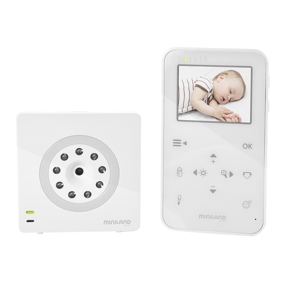 miniland baby digimonitor 2.4" plus Manual