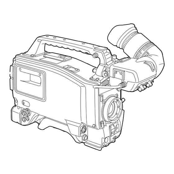 Panasonic AJ-SDC915 Operating Instructions Manual