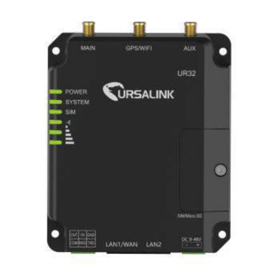 Ursalink UR32 User Manual