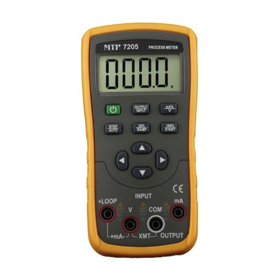 MTP 7205 Instruction Manual