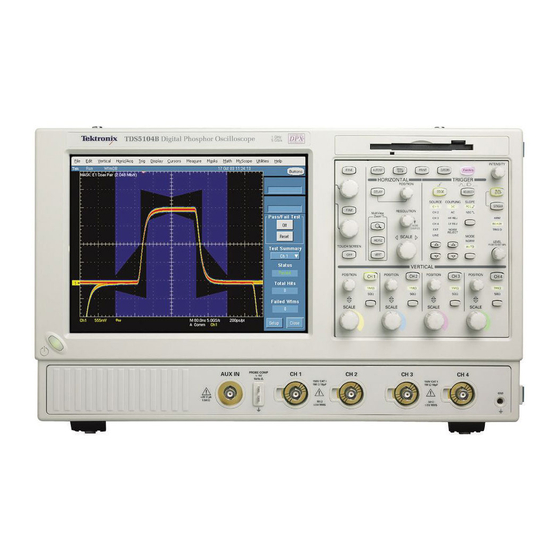 Tektronix TDS5000B Series Specification And Performance Verification Technical Reference