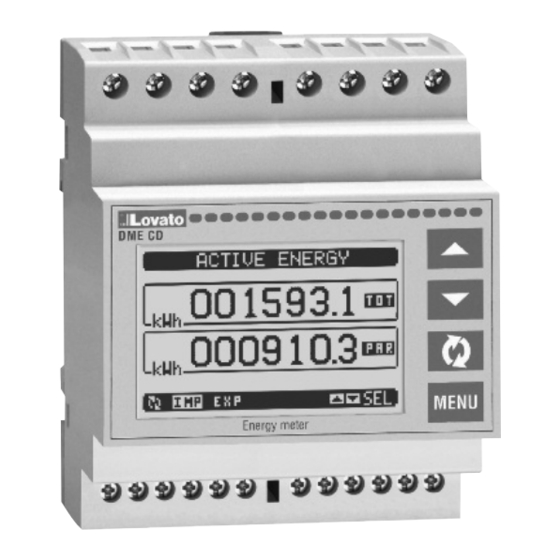 LOVATO ELECTRIC DMECD Installation Manual