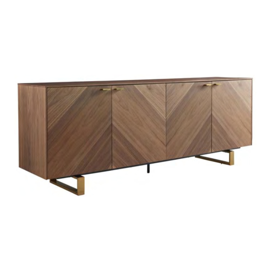 Euro Style Alvarado Sideboard Assembly Instructions Manual