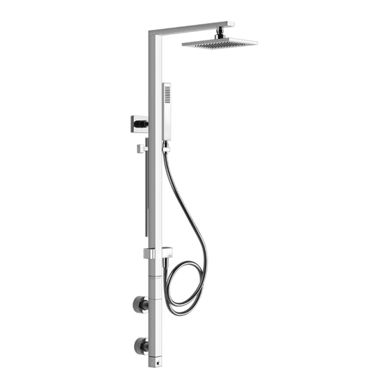 Gessi 23411 Mounted Thermostatic Shower Manuals