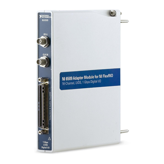 National Instruments NI 6589 Getting Started Manual