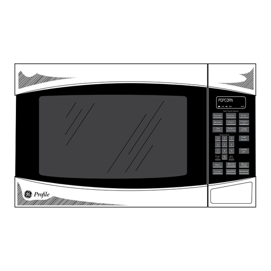 GE PEB2060SMSS - Countertop Microwave Oven Dimensions And Installation Information