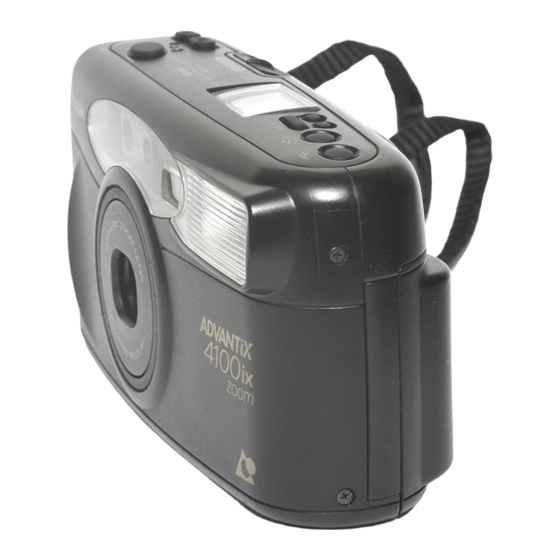Kodak Advantix 4100IX zoom User Manual