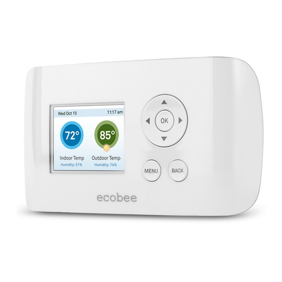 Ecobee Smart Si Installation Manual