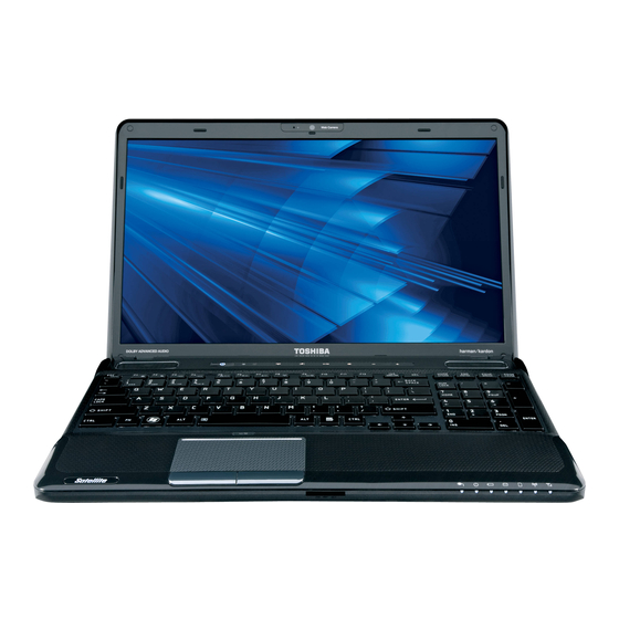 Toshiba Satellite A665 User Manual