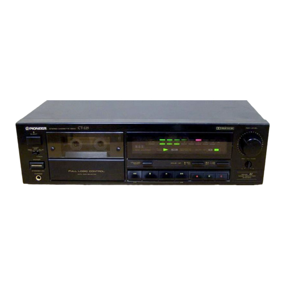 Pioneer CT-S405 Service Manual