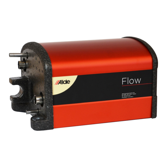 Alde Flow Operating Instructions Manual