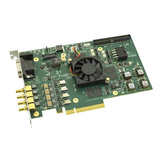 Active Silicon FireBird Quick Start Manual